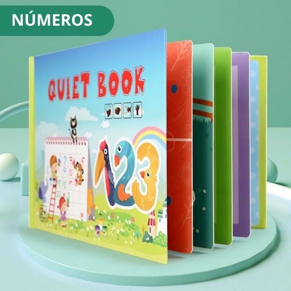 Libro interactivo de educación infantil Montessori Quiet Book