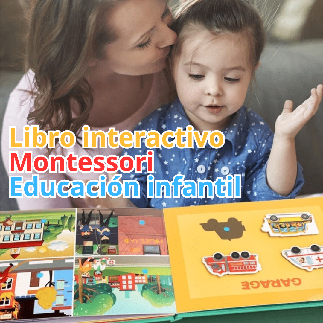 Libro interactivo de educación infantil Montessori Quiet Book – Minha loja