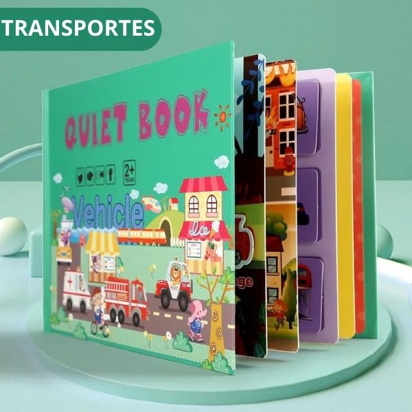 Libro interactivo de educación infantil Montessori Quiet Book